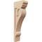 Ekena Millwork 5"W x 10"D x 30"H Thin Mayflower Rough Cedar Woodgrain TimberThane Corbel, Primed Tan CORUR05X10X30MAYRCPR - alternate 1